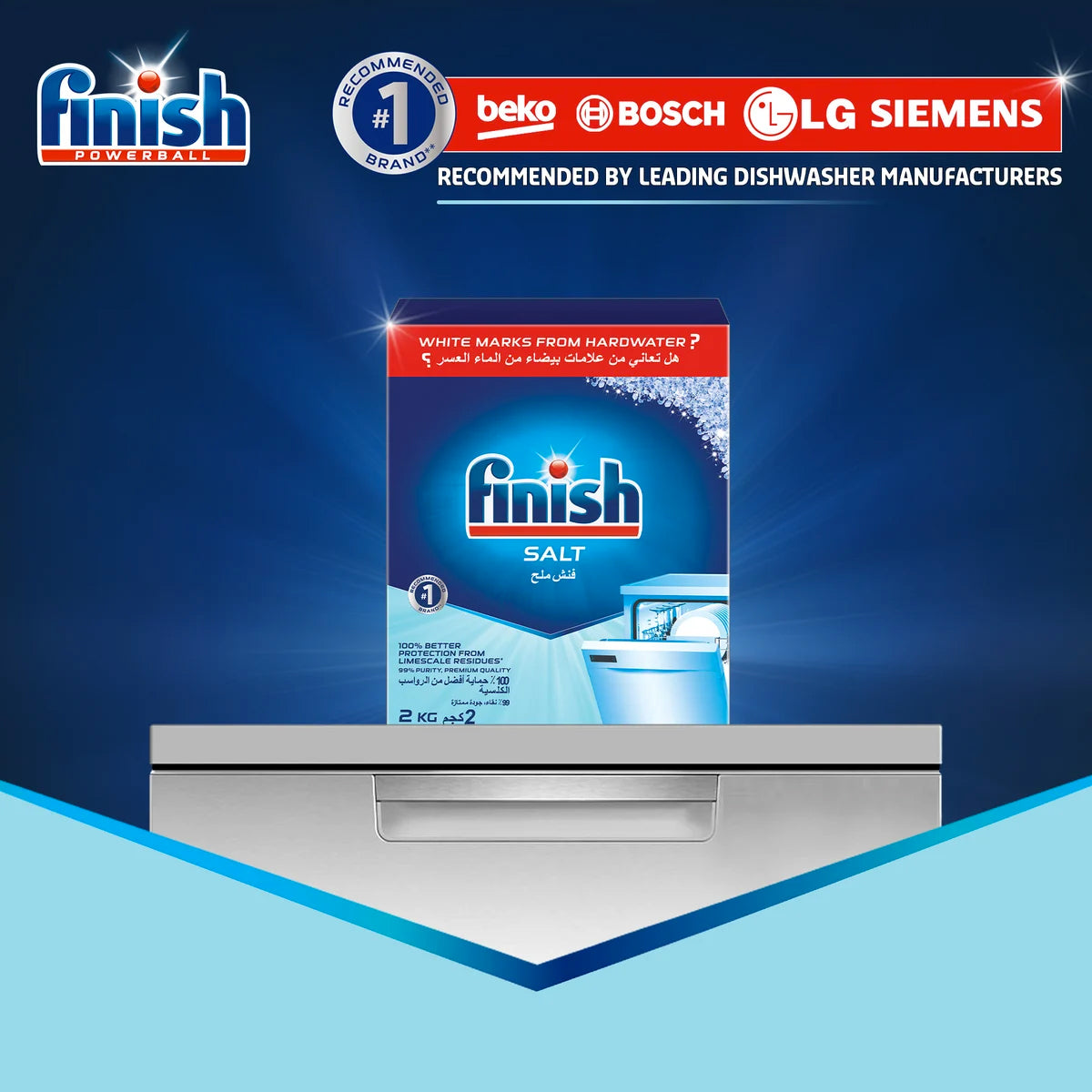 Finish Salt for Dishwashers 2kg