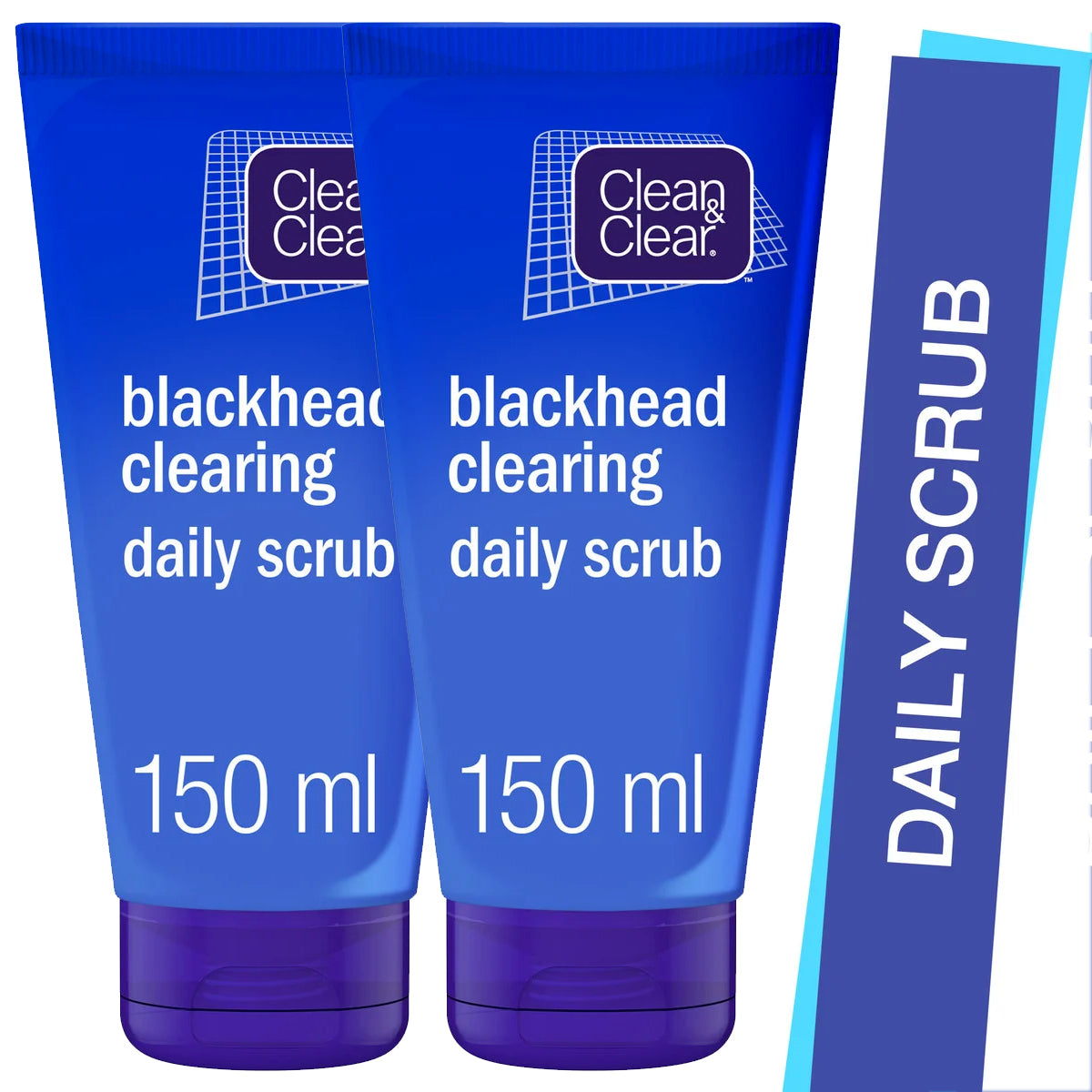 Clean & Clear Blackhead Clearing Scrub 150ml Twin pack