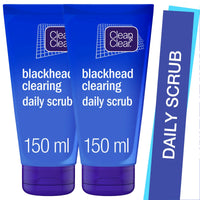 Clean & Clear Blackhead Clearing Scrub 150ml Twin pack