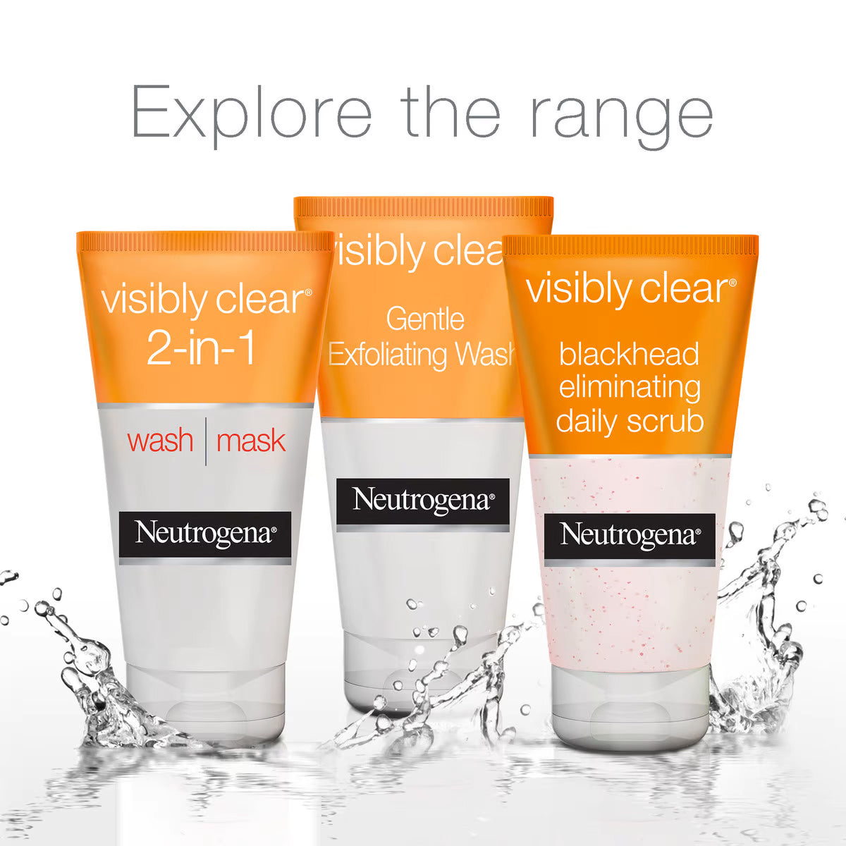 Neutrogena Visibly Clear Clear & Protect Smooth Scrub 150ml