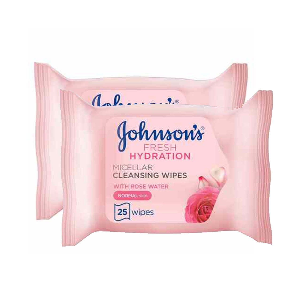Johnsons Fresh Hydra Micellar Cleansing Wipe 25nos  Twin Pack