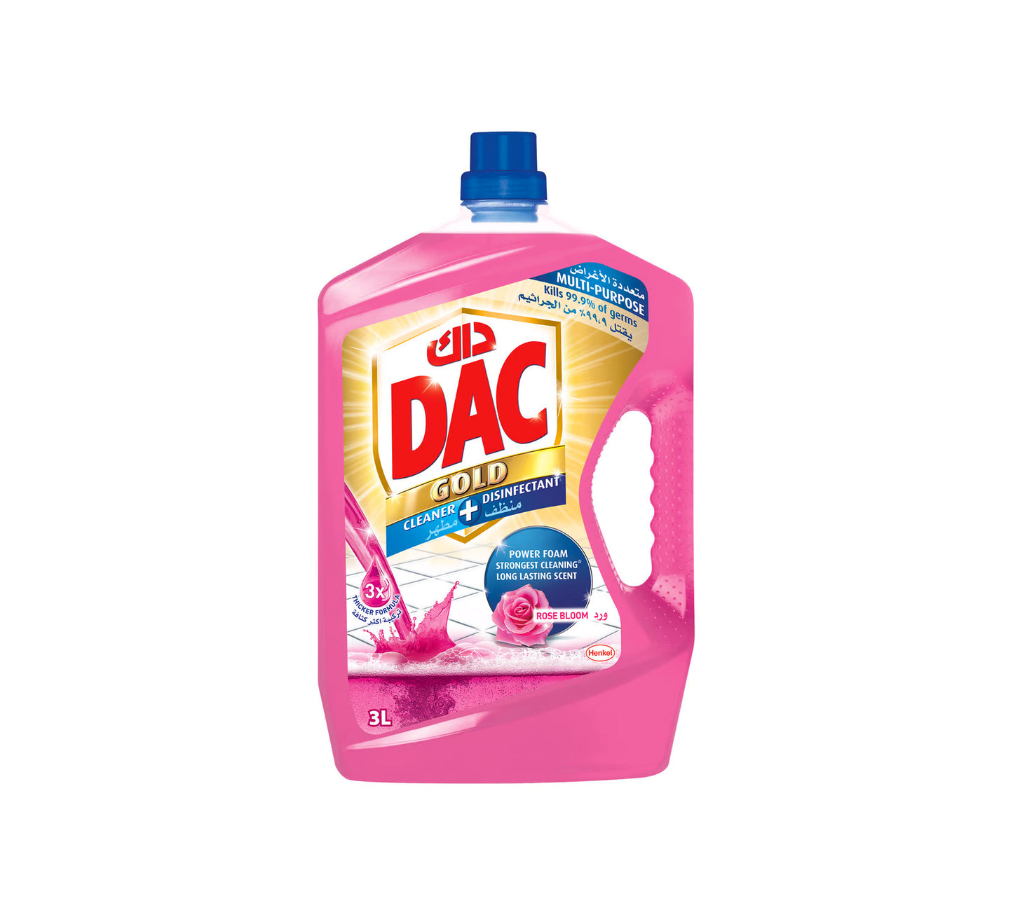 DAC Multi Purpose Disinfectant Gold 3Litre Rose