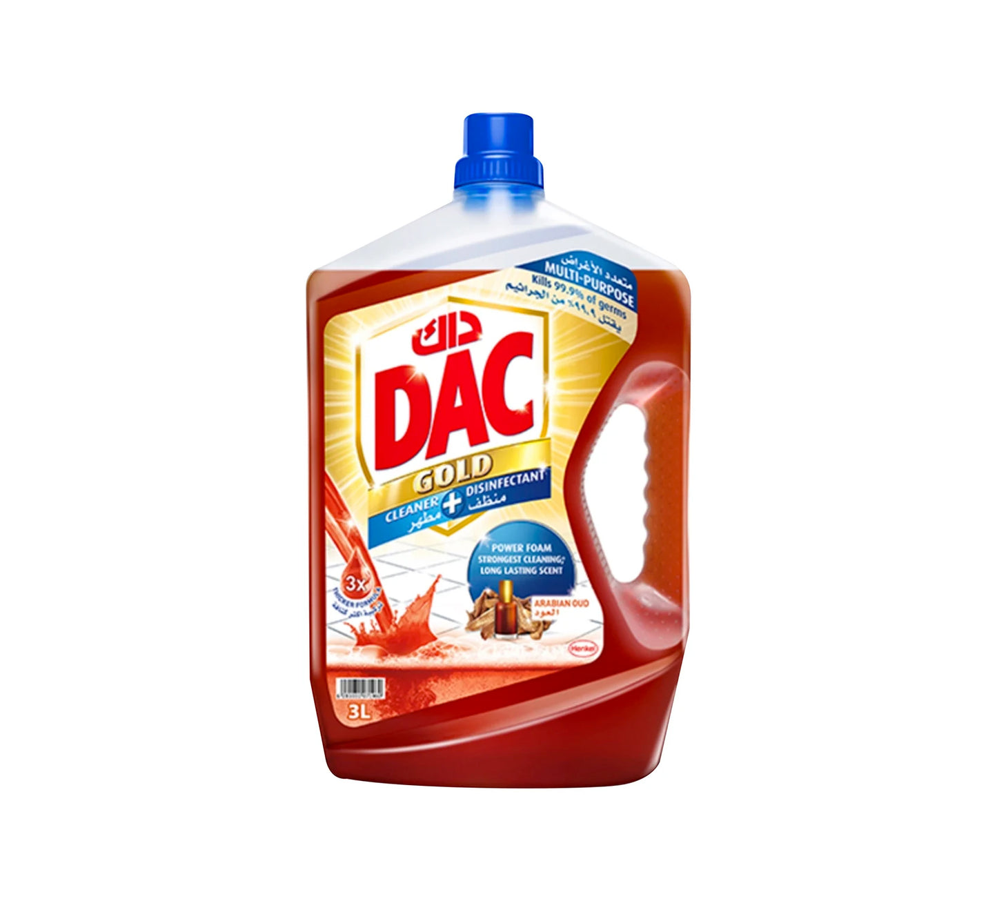 DAC Multi Purpose Disinfectant Gold 3Litre Oud