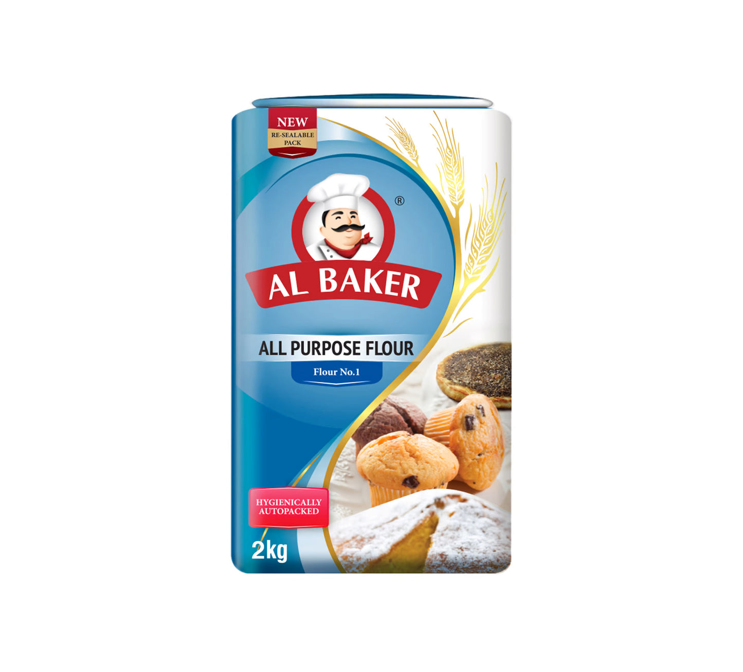 Al Baker All Purpose Flour No.1 (Maida) 2kg