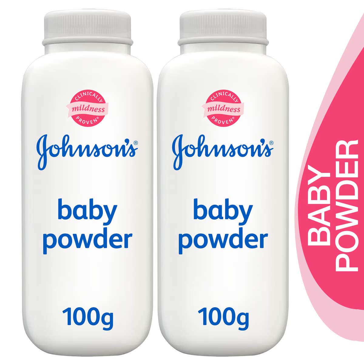 Johnsons Baby Powder 100g Twin Pack 20% off