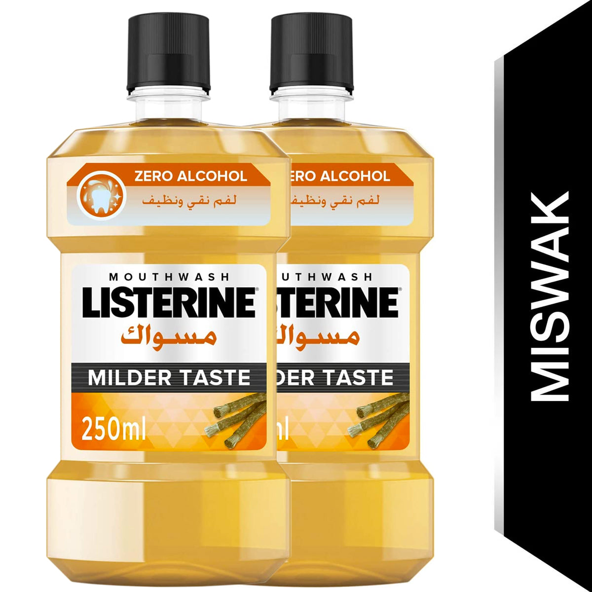 Listerine Miswak Mouth Wash 2 x 250ml @ 20% off