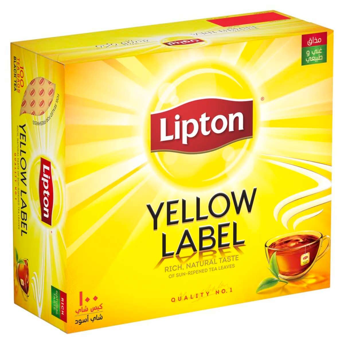 Lipton Yellow Label Black Tea 100 Teabags