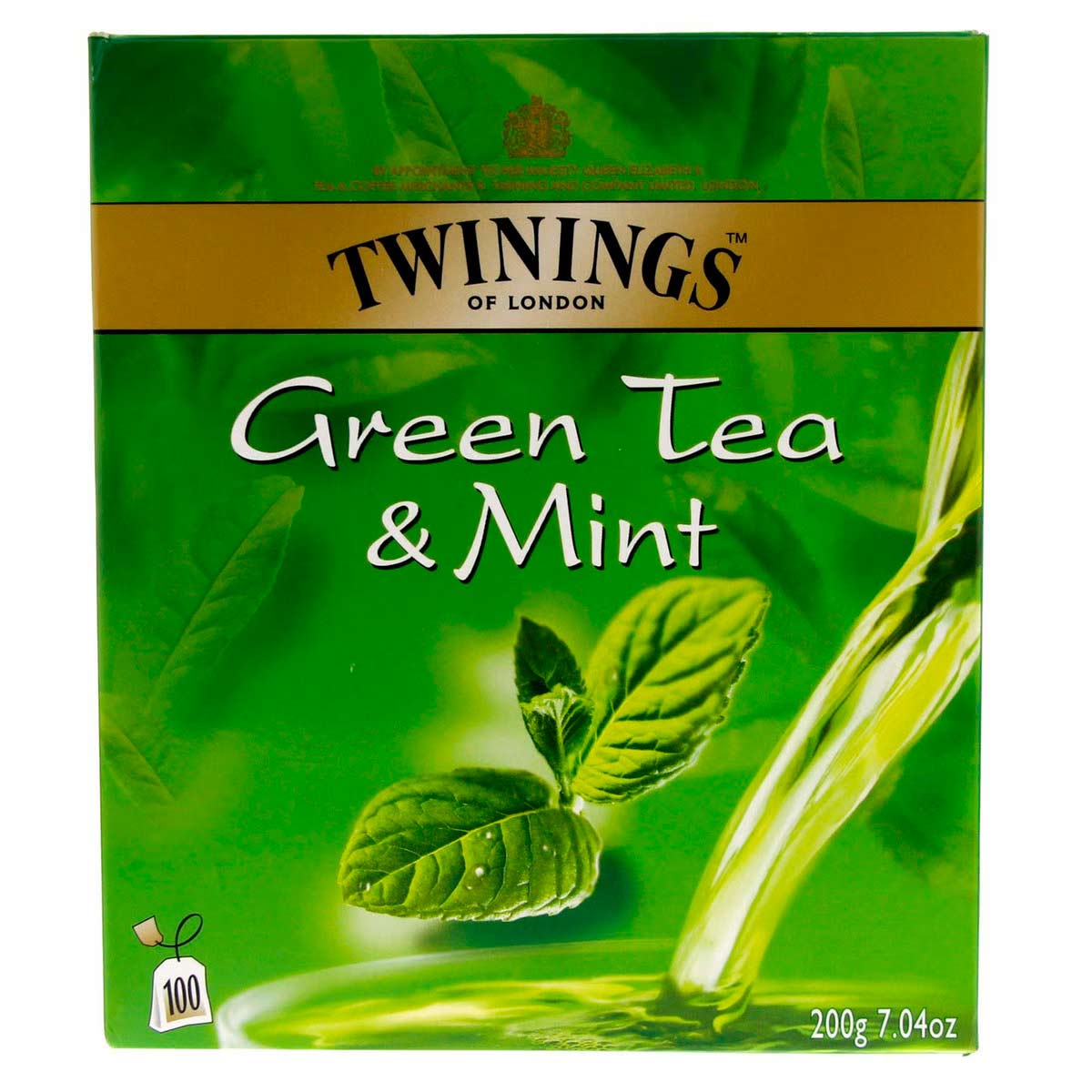 Twinings Green Tea & Mint 100 Bags