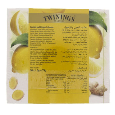Twinings Infusion Lemon & Ginger 50's