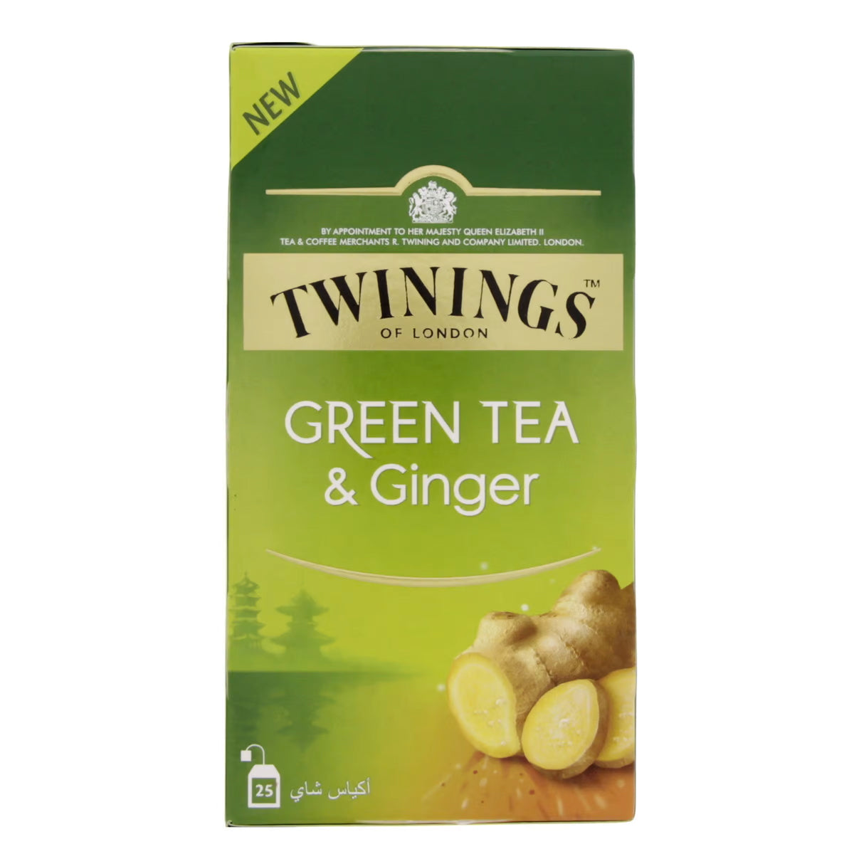 Twinings Green Tea Assorted Ginger  25'S