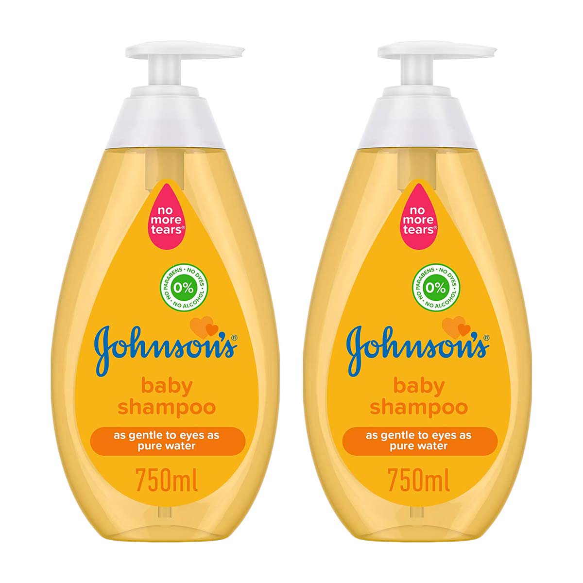 Johnson's Baby Gold Shampoo 750ml Twin Pack 20% Off