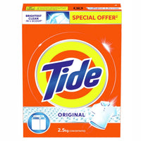 Tide Laundry Detergent Powder With Original Scent- 2.5Kg x 2 @ 15% off