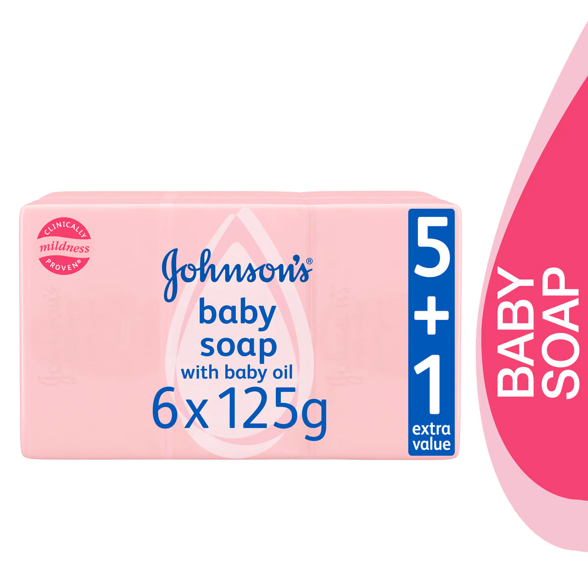 Johnsons Soap Pink x 6 @ 20% OFF