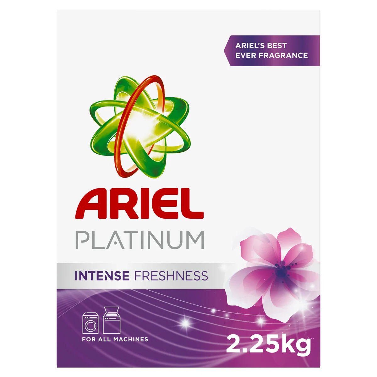 Ariel Platinum Intense Freshness Detergent Powder 2.25 Kg