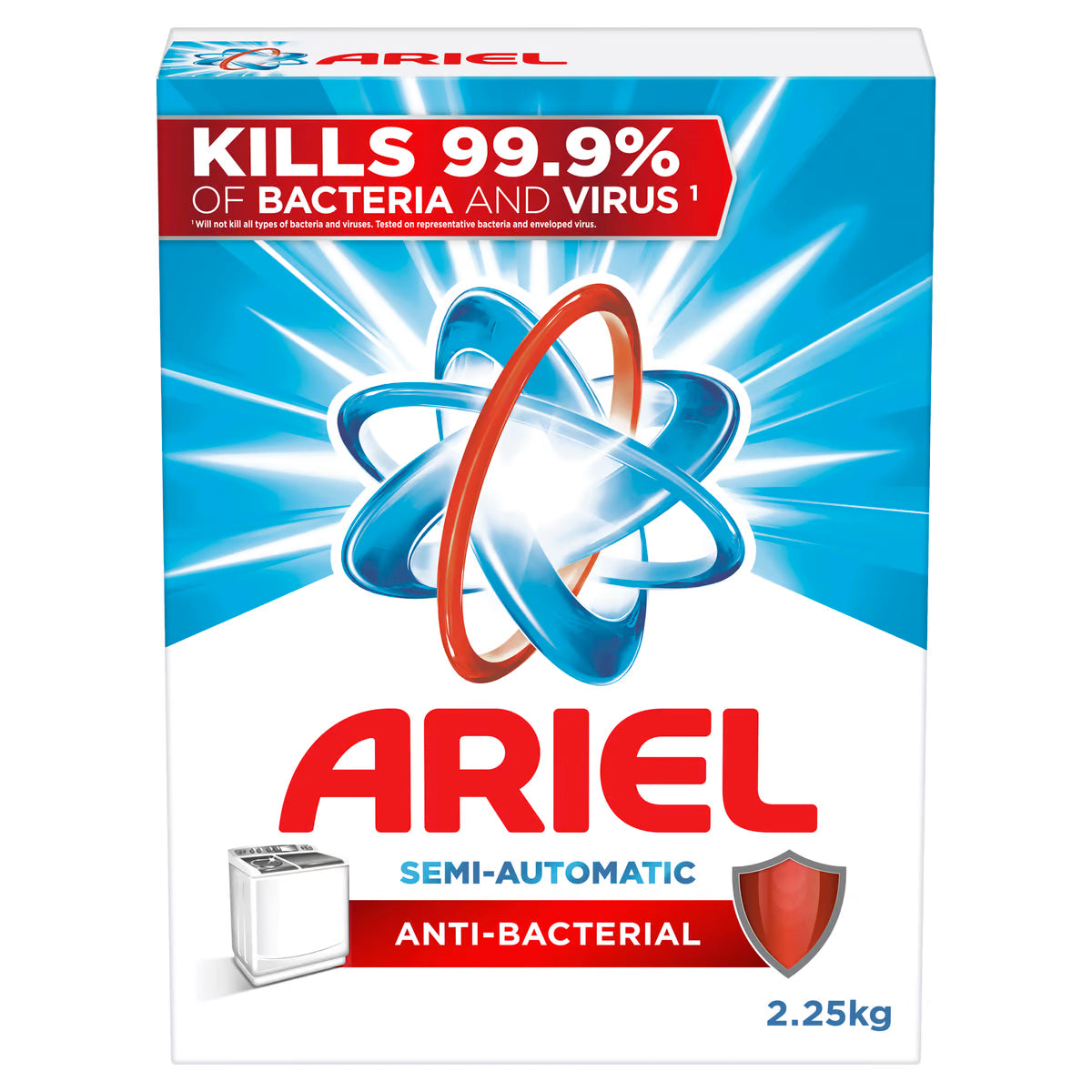 Ariel HS Semi Automatic Antibacterial Detergent Powder 2.25 Kg