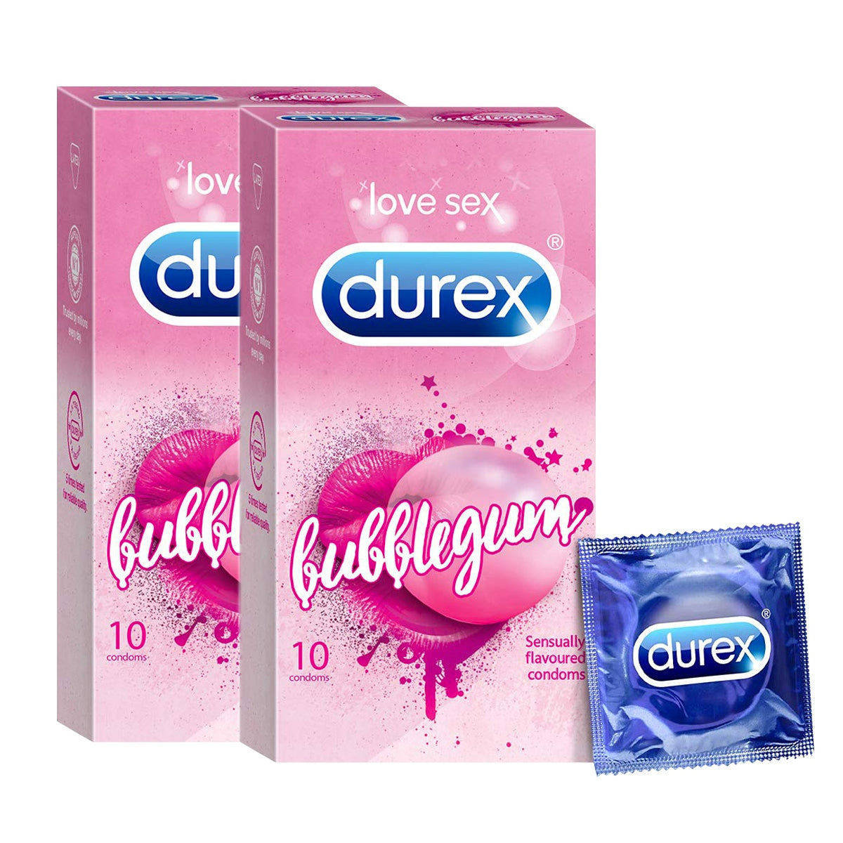 Durex Extra Thin Bubblegum 10s x 2 @ 50% off Origin India