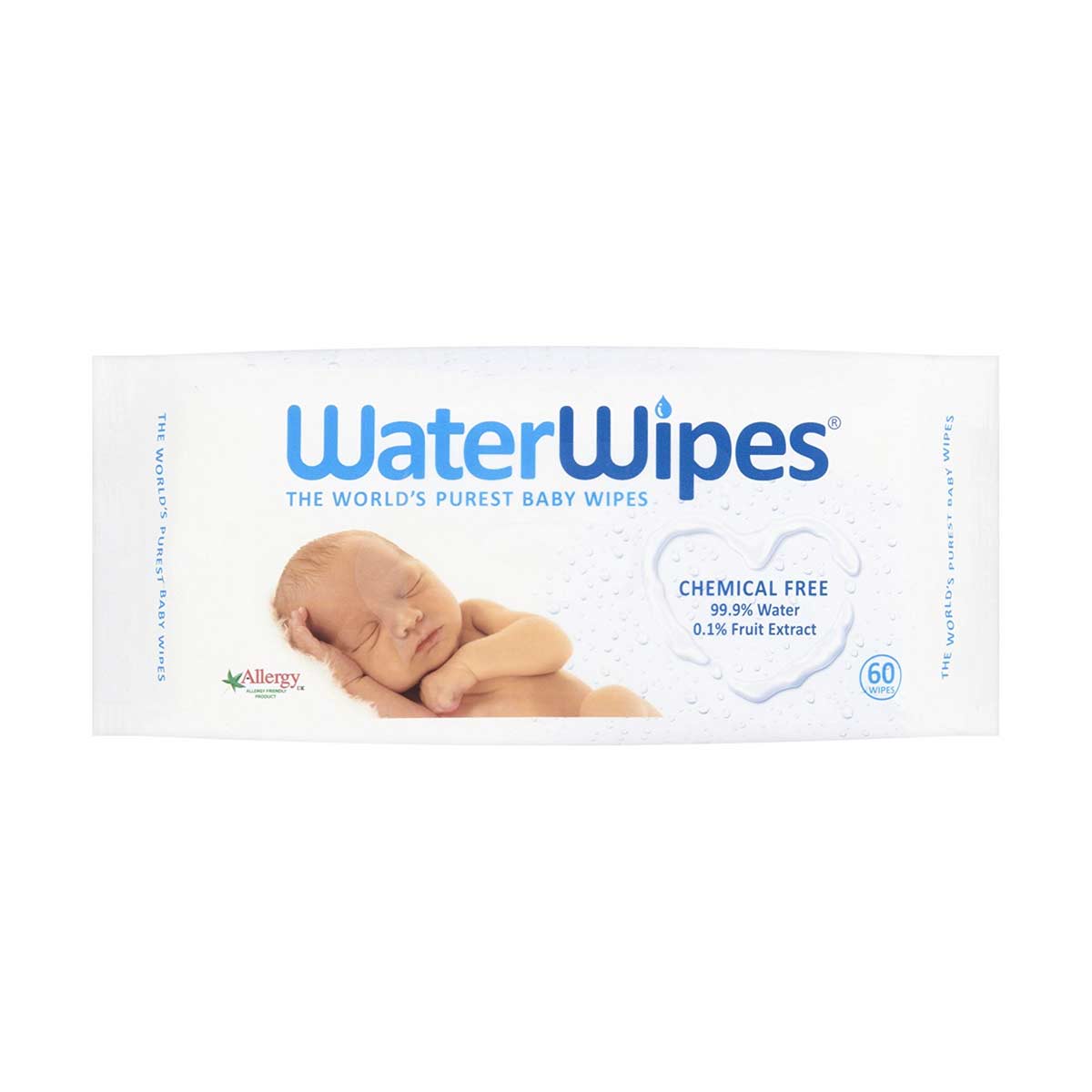Water Wipes Purest Baby Wipes 60 Pieces