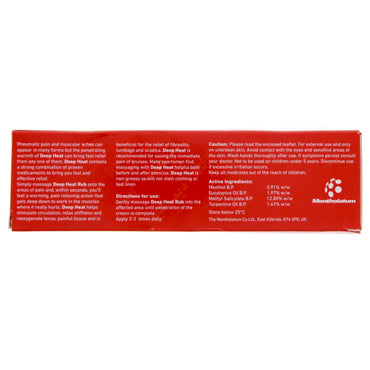 Deep Heat Oitment Rub for Fast Relief from muscle aches & Pains 67gm