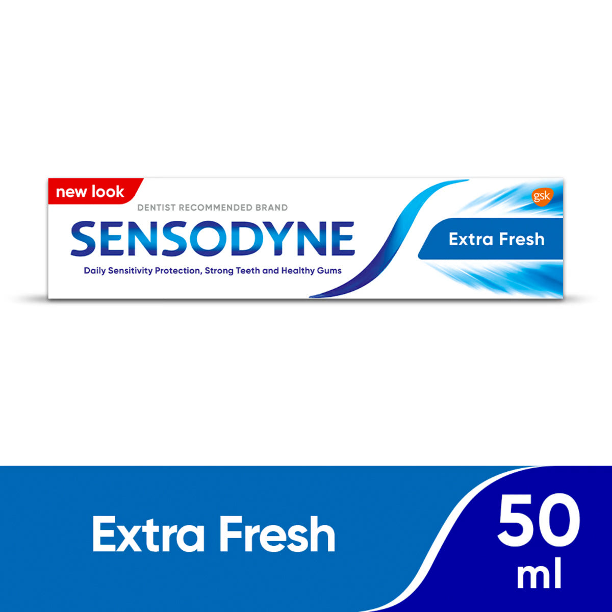 Sensodyne Toothpaste for Sensitive Teeth Extra Fresh Flavour 50ml