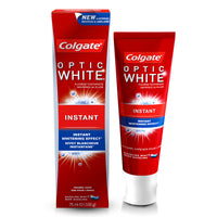 Colgate Fluoride Toothpaste Optic White for Instant Whitening with Dazzling Mint 75ml