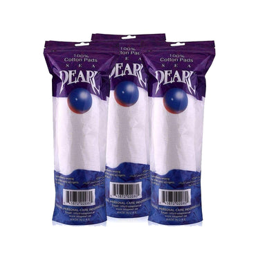 Pearl 100% Cotton pads 3 x 80s