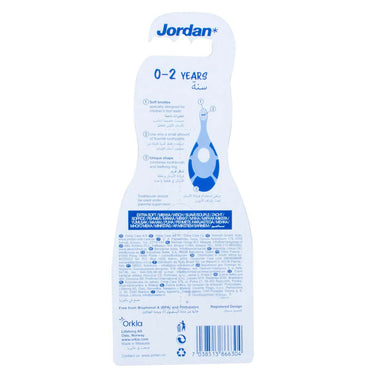 Jordan Baby Soft Tooth Brush 0-2 Year Assorted Color 1pc