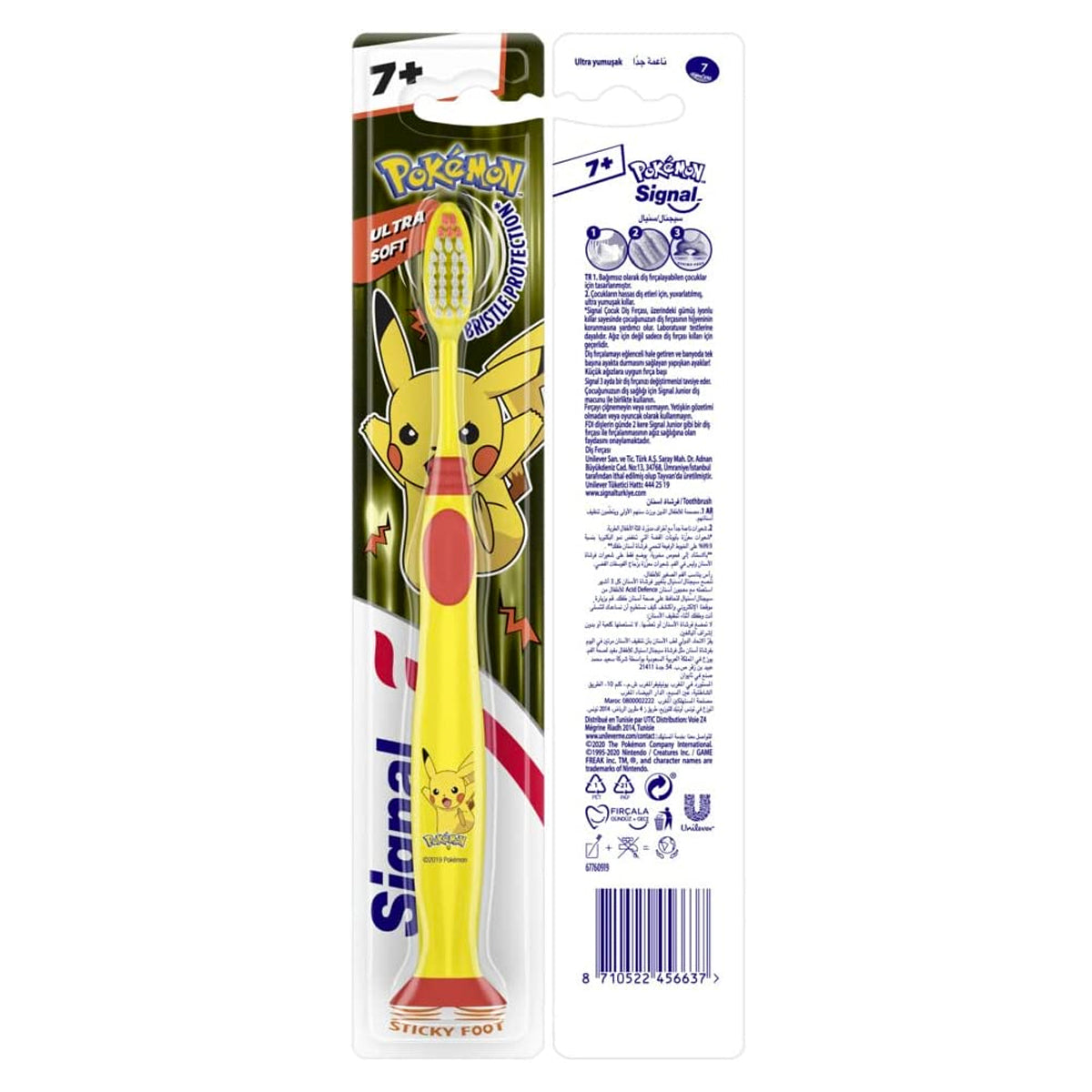 Signal Ultra Soft Kids Toothbrush with anti-bacterial bristles for 7+ Years Pokemon