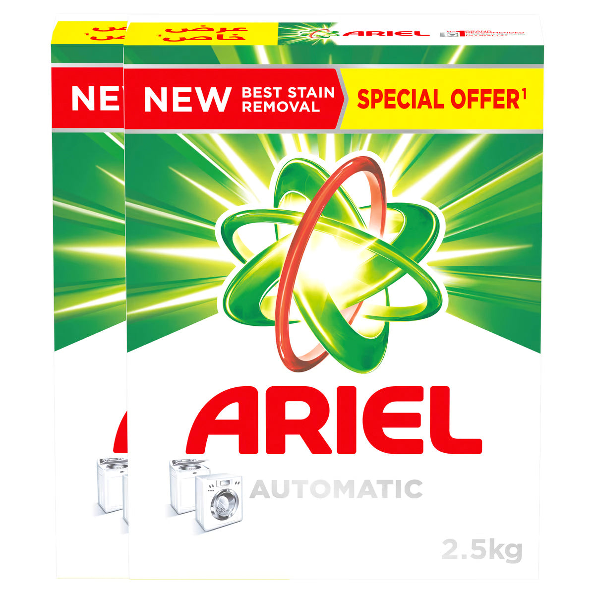 Ariel Automatic Washing Detergent Powder 2.5Kg x 2