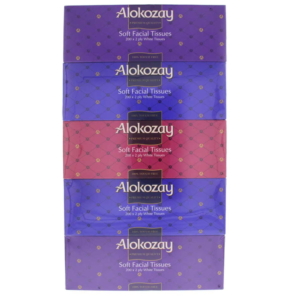 Alokozay Soft Facial Tissues 5 x 2ply 200Sheet