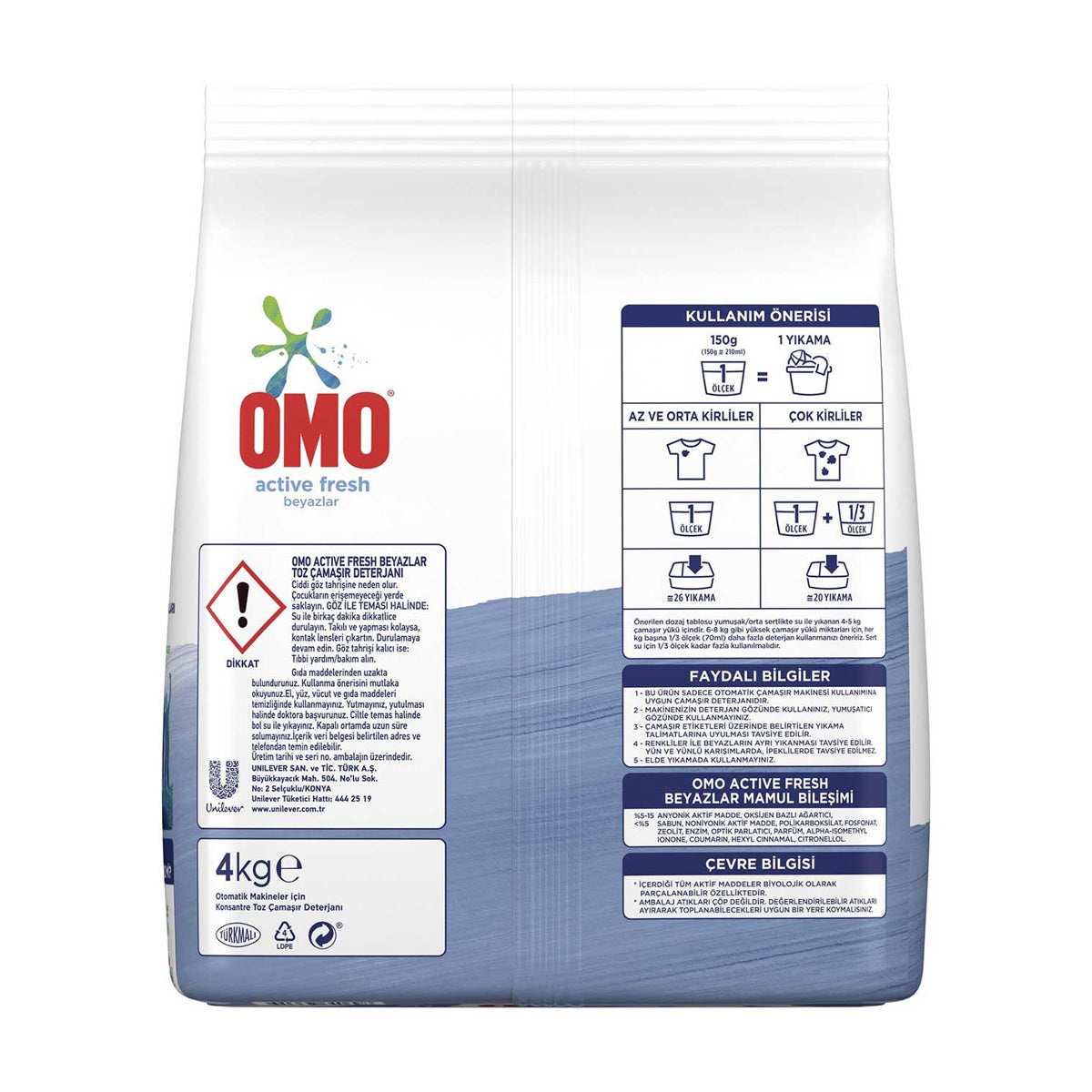 Omo Active Fresh 4Kg Washing Detergent Powder