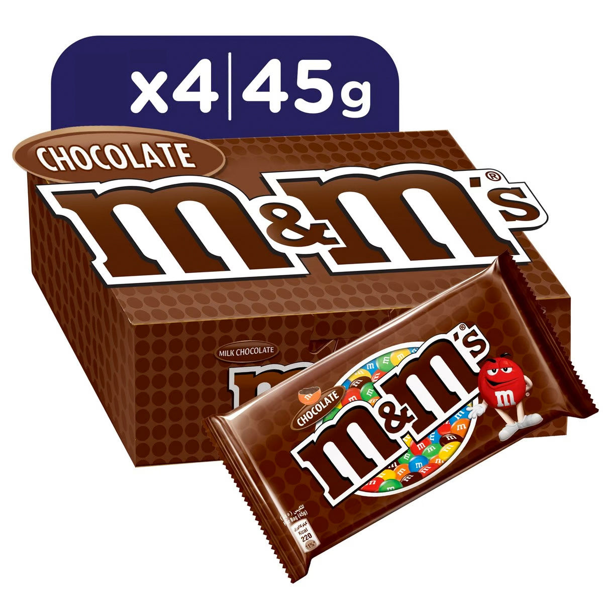 M&M's Chocolate 45gm x 4