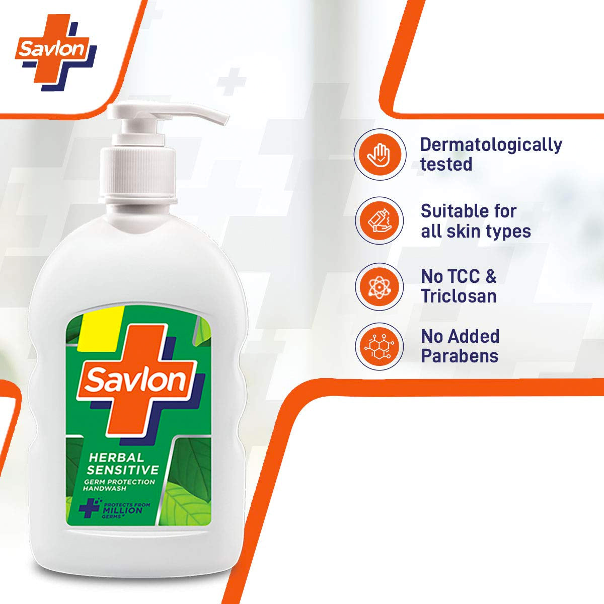 Savlon Herbal Sensitive Germ Protection Handwash 200ml