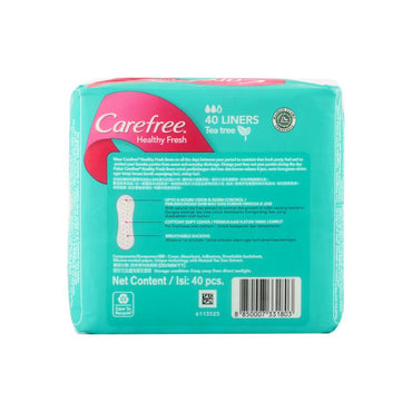Carefree Breathable 20 Liners Tea Tree