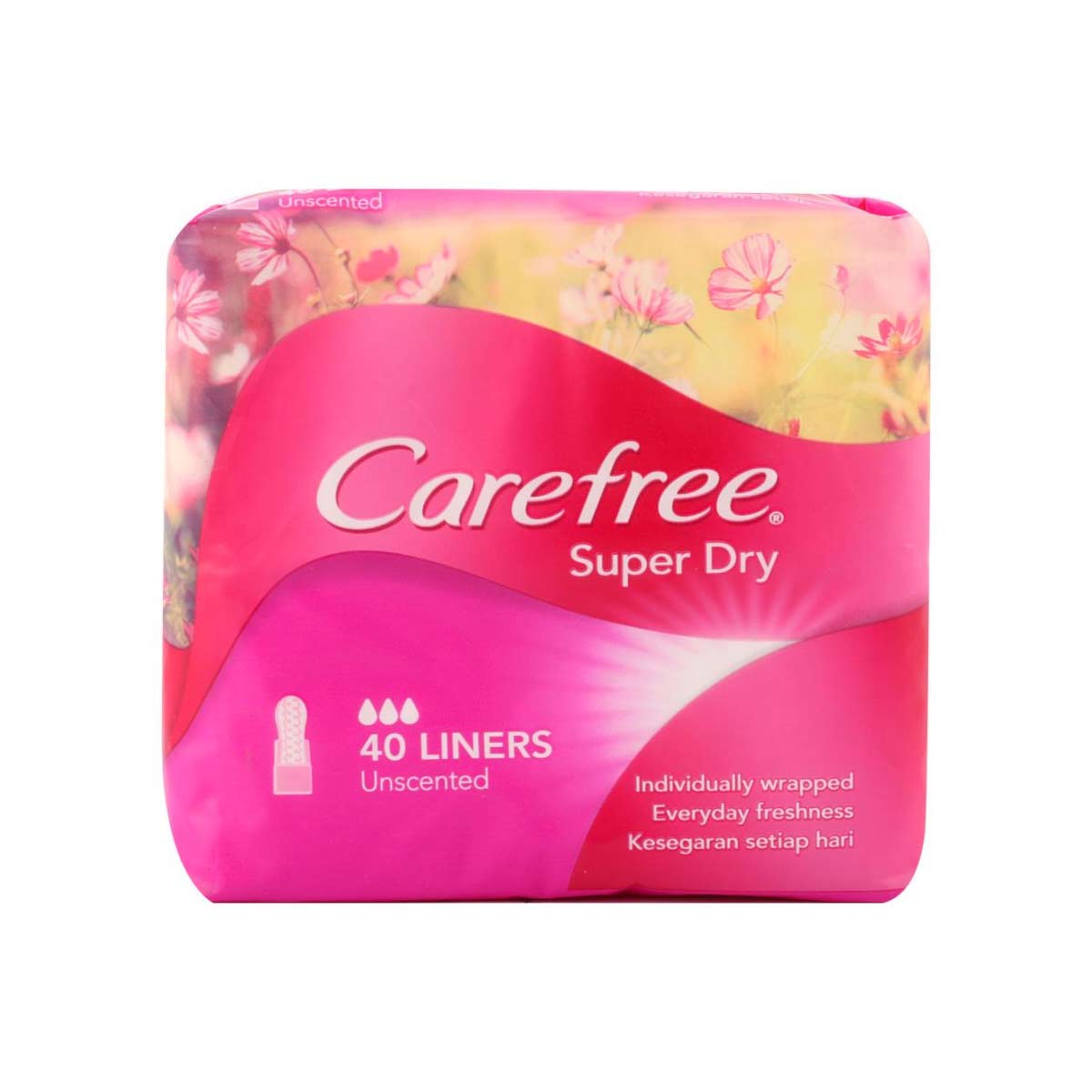 Carefree Super Dry Unscented 40 Liners