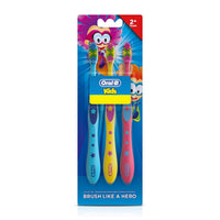 Oral-B Kids Toothbrush age 2 Years+ pack of 3