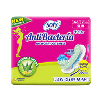 Sofy Antibacteria Extra Long Sanitary Pads 7 Count