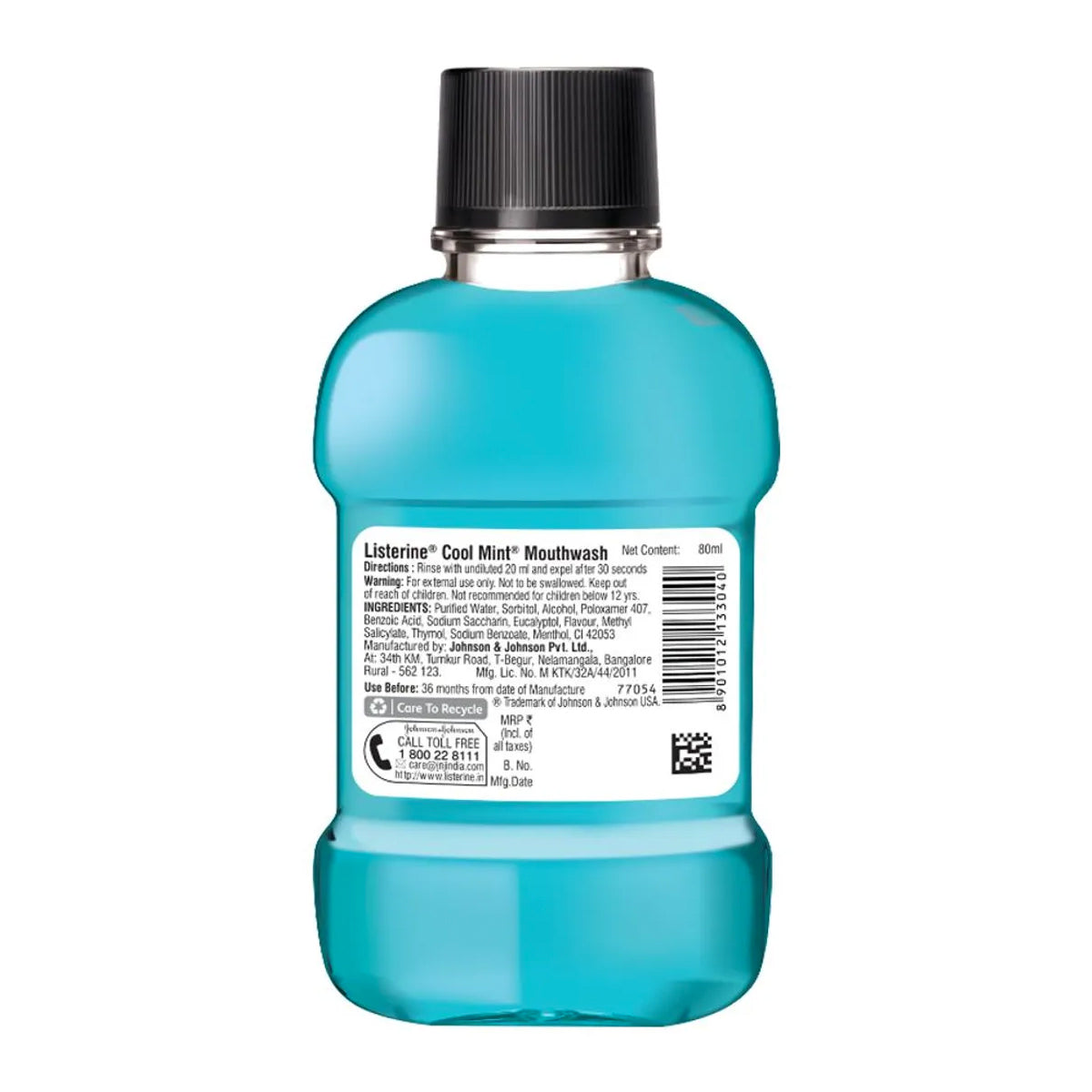 Listerine Cool Mint Mouthwash 80ml