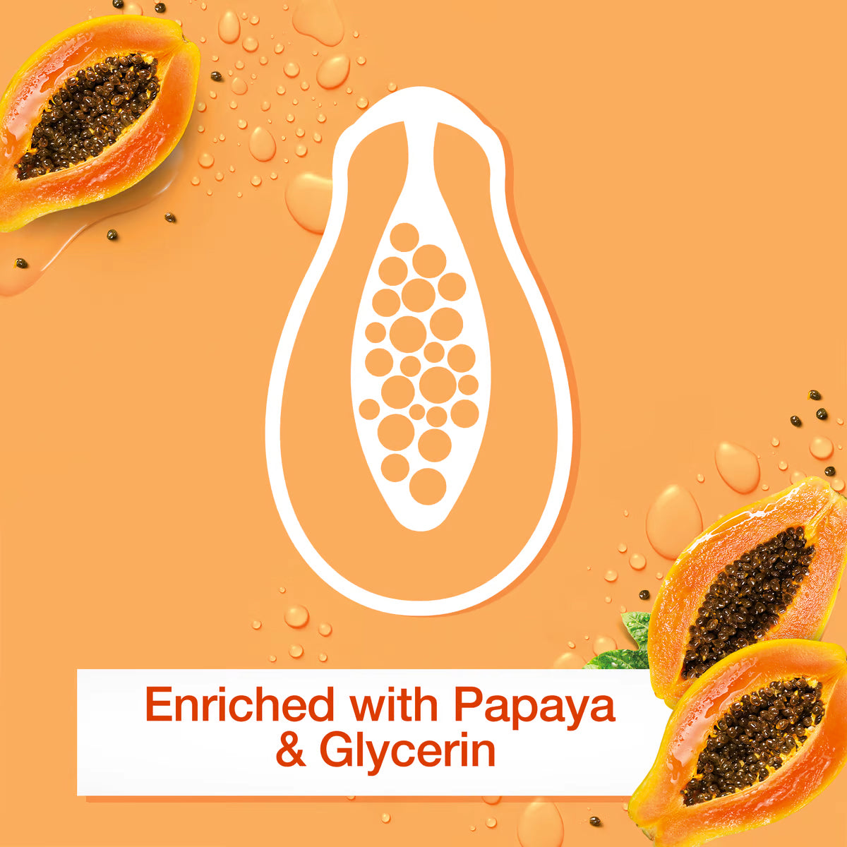 Johnsons VitaRich Body Wash Papaya 400ml Twin 20% off