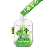 Godrej Protekt magic Powder-to-Liquid Handwash Bottle + 3 Refills | 27g (makes 200ml per refill)