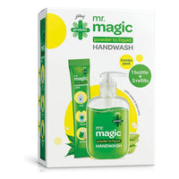 Godrej Protekt magic Powder-to-Liquid Handwash Bottle + 3 Refills | 27g (makes 200ml per refill)