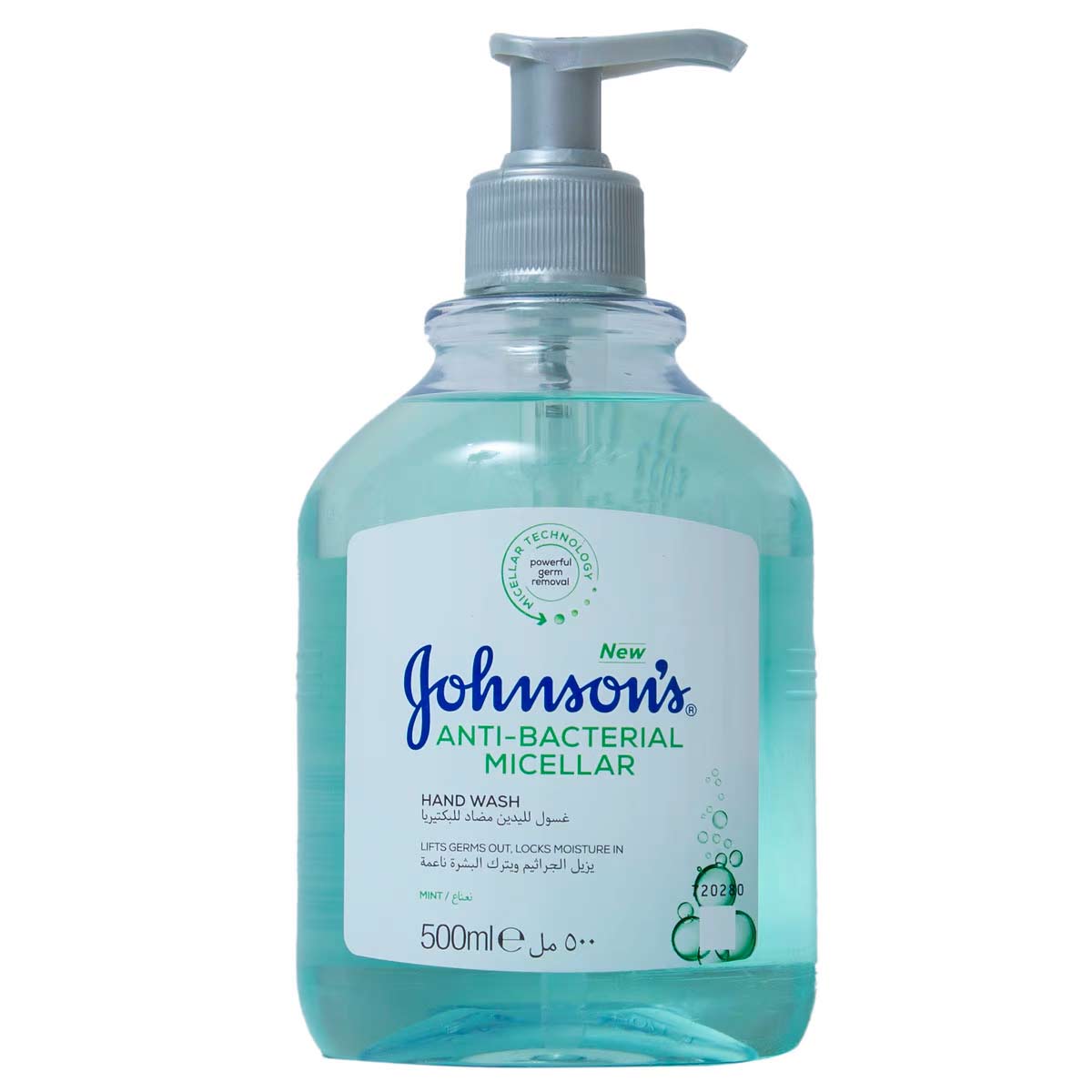 Johnsons Handwash Anti-Bacterial Mint 500ml