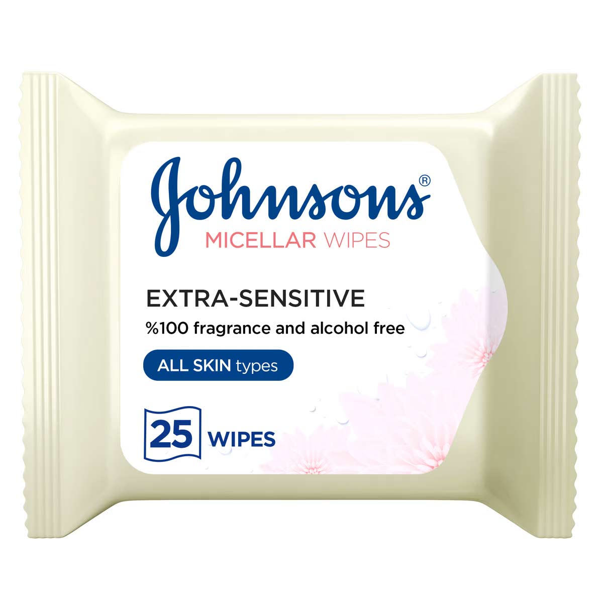 Johnsons Cleansing Face Micellar Wipes Extra Sensitive All Skin Types 25pcs