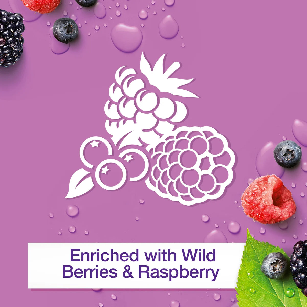 Johnsons VitaRich Body Wash Raspberry 400ml Twin 20% off