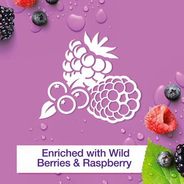 Johnsons VitaRich Body Wash Raspberry 400ml Twin 20% off