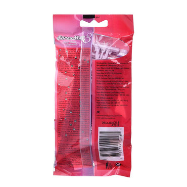 Supermax Women Triple Blade Pack of 5 Razor