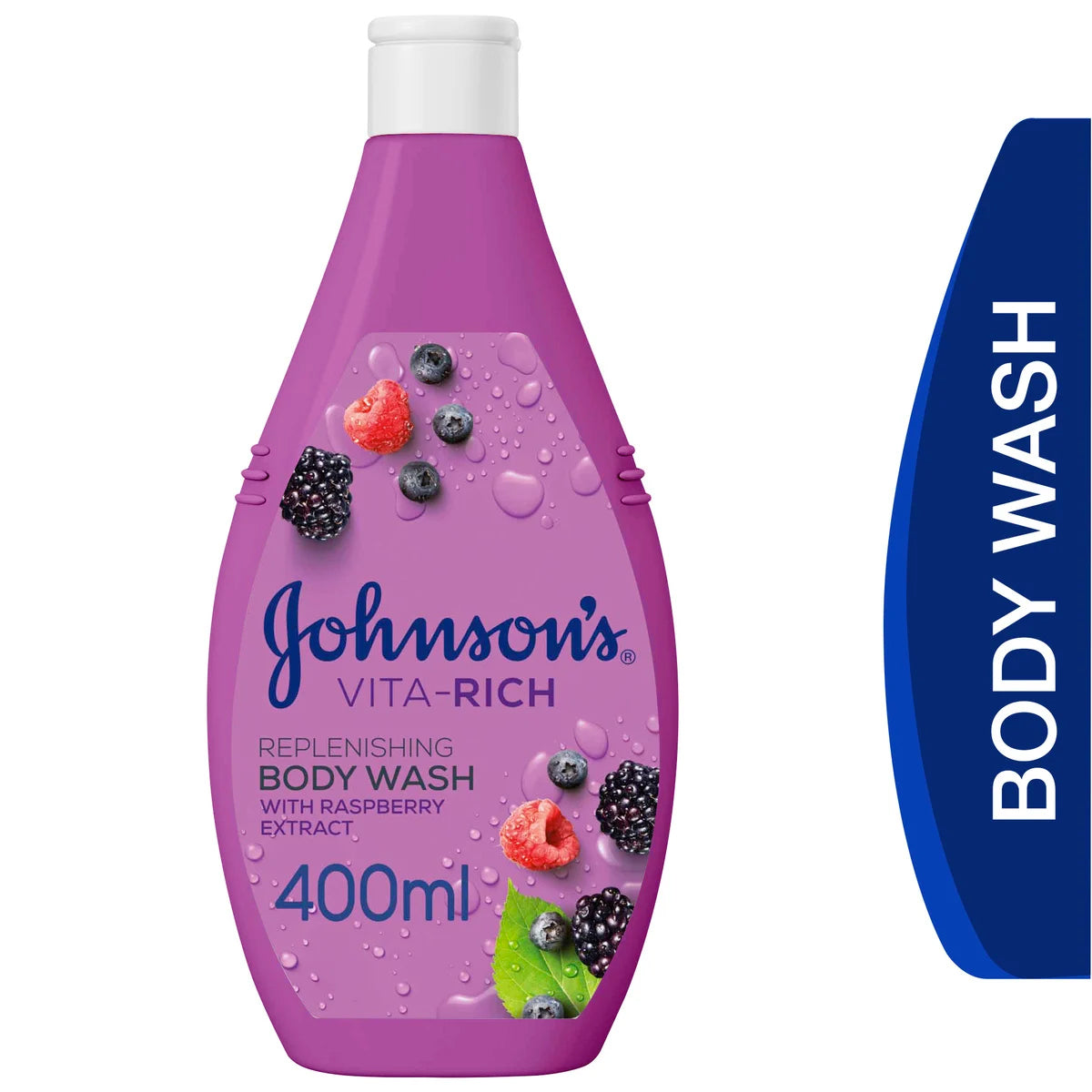 Johnson Vita-Rich Replenishing Body Wash with Raspberry Extract 400 ml