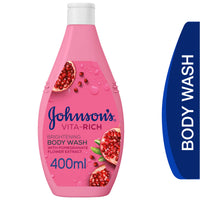 Johnson Vita-Rich Brightening Body Wash with Pomegranate Flower 400ml