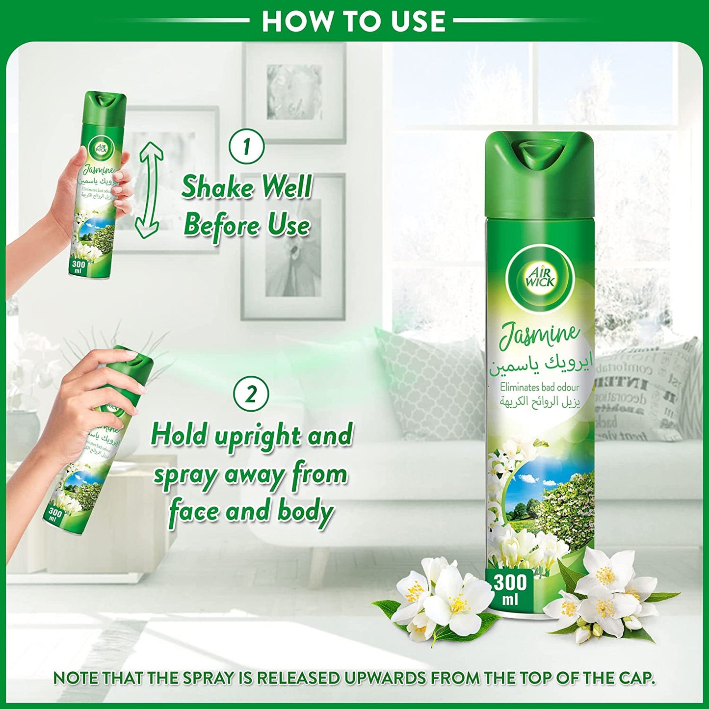 Airwick Aerosol Jasmine 300ml