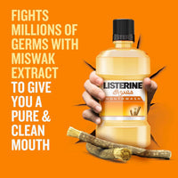 Listerine Miswak Mouth Wash 500ml Twin Pack 20% off